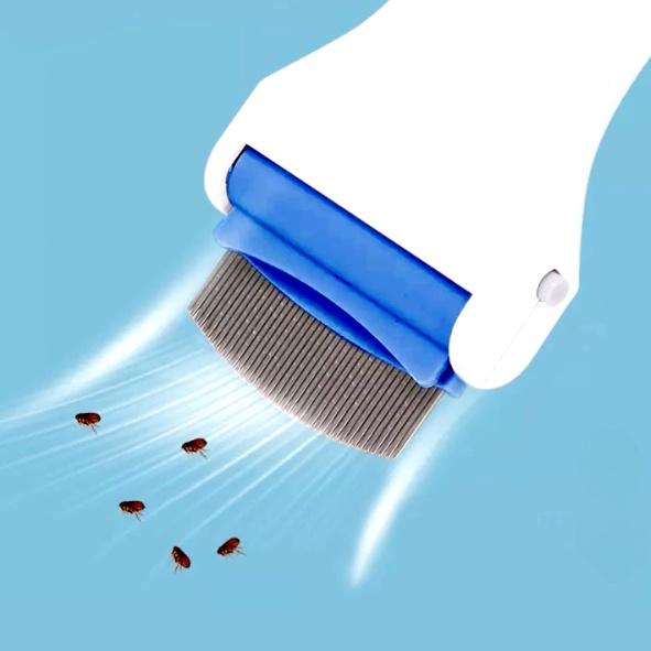 Оснащен 3 одноразовыми фильтрами для улавливания, расческой для чистки от блох домашних животных, расческой для чистки шерсти домашних собак и кошек, электрической расческой для лизания