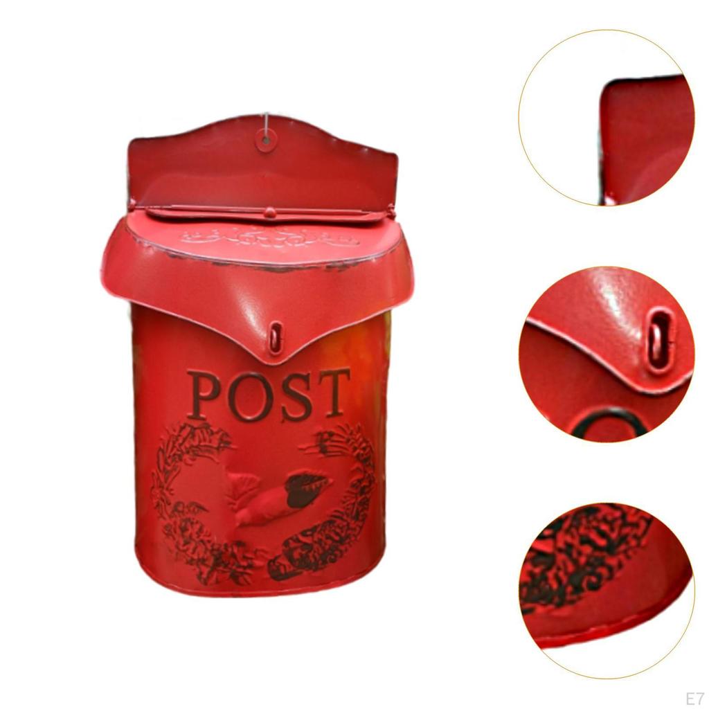 Настенный почтовый ящик почтовый ящик комментарий железный ностальгический шарм потертый шик для