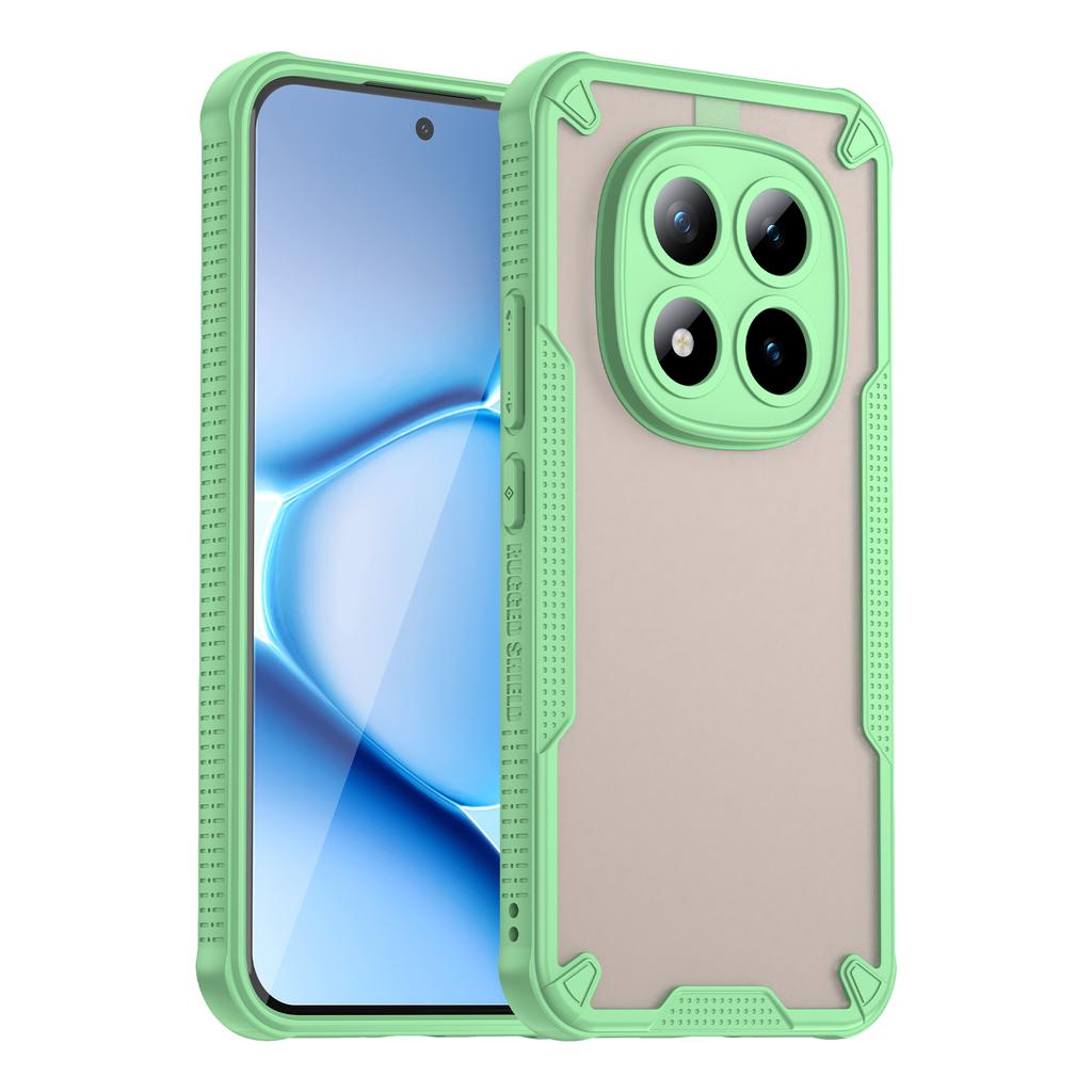 Для Xiaomi Poco M8 Pro 5G/Redmi Note 15 Pro+ 5G (Глобальный) Чехол-бампер PC + TPU Полупрозрачный Матовый Защитная крышка для телефона