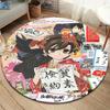 Круглый ковер Vortex Crossing Gate, Ковер для гостиной, спальни, дивана, игровой комнаты, Декор, Нескользящий коврик для пола