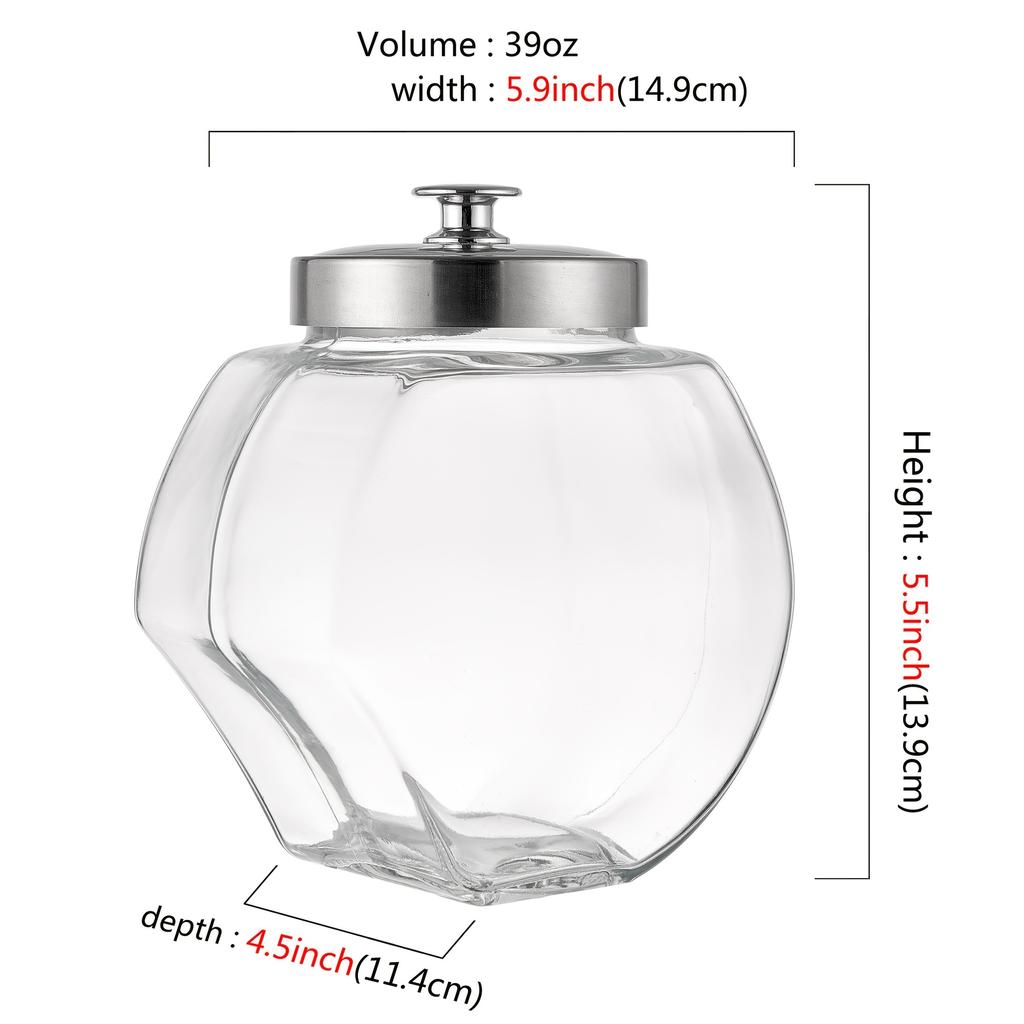 3 шт. мини-стеклянная банка для пенни, банка для конфет, банка для печенья, кухонная канистра, стеклянная банка для конфет, коробка для хранения ювелирных изделий, драгоценных камней, монет с крышкой, идеально подходит для шоколадных конфет