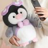 Новая плюшевая игрушка Пингвин Обнимает Рыбу Мягкая набивная игрушка Пингвин Каваи Плюш Декор комнаты Подарок на день рождения