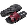 Sandals New Leather Soft Sole Middle-aged Comfortable Flat Bottom Elderly In the Elderly Shoes Women's Shoes Middle-aged and Elderly Mother Shoes