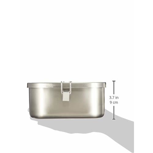 Aizawa Deep Square Container with Clasp, L 6303