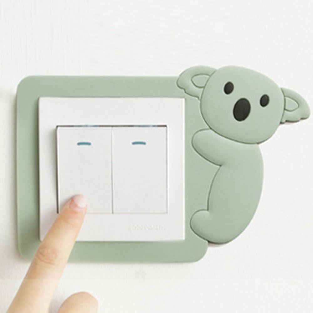 Luminous Switch Protective Cover Silicone Switch Wall Stickers Switch Stickers  Living Room
