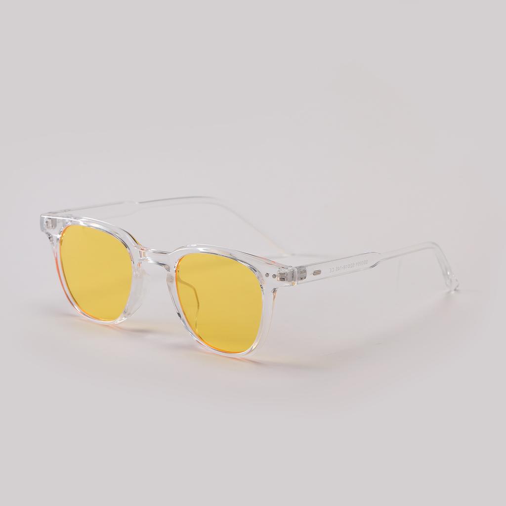 Очки Ss0051 Круглые Маленькая Оправа Клепки Солнцезащитные Очки Кошачий Глаз Мужские Океаническая Линза Разноцветные Солнцезащитные Очки Женские