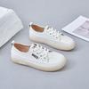 2025 Autumn New Little White Shoes Women's High-quality Cowhide Student Board Shoes Beef Tendon Soft-soled Shoes Versatile Nurse Shoes