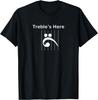 Treble's Here Music Note Behind Bars Funny Novelty Design T-Shirt