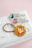 Gakken Girls Disney Princess Glossy Accessories Made with Glass Cabochons 6 and Q750866 Craft (Ages up)
