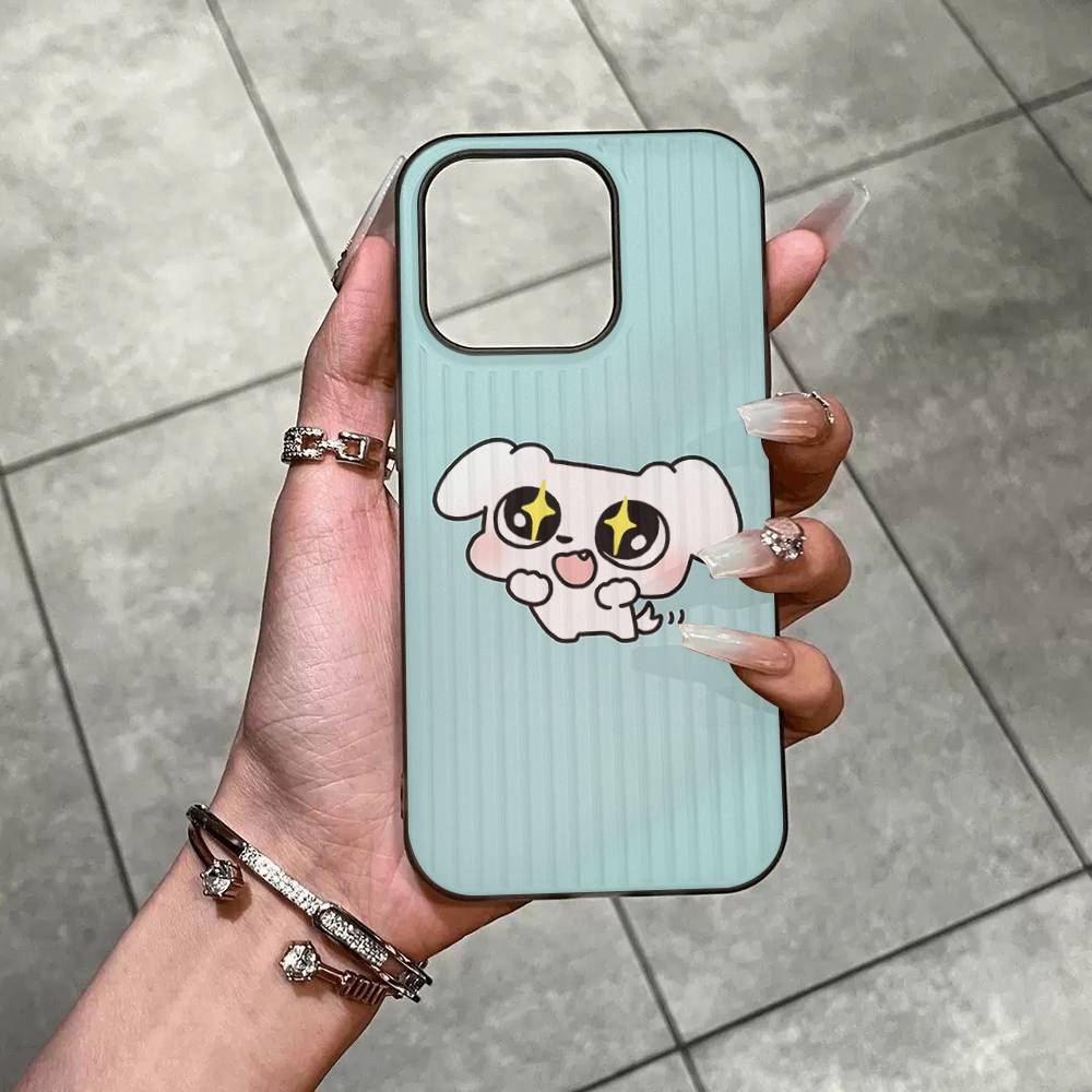 Z-zoggy Phone Case For IPhone 11 12 13 14 15 16 17 Pro Max PLUS Pro Wave Corrugated Silicone Case