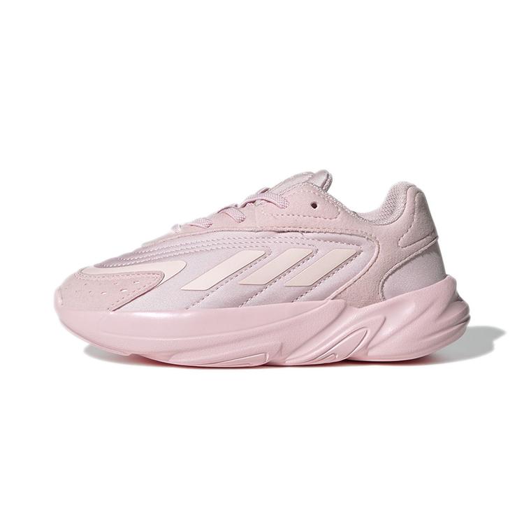 adidas Originals Ozelia Нескользящие Защита от пинков Низкие Детские Беговые Кроссовки Розовые Для Детей Возрастом 3 7 Лет GW8132