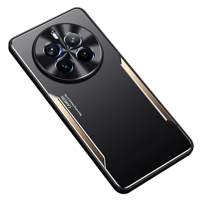 Чехол для Realme 12 Pro 5G/12 Pro+ 5G Алюминиевый сплав+ТПУ Ультратонкий Ударопрочный Чехол для телефона