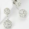 Fashion Crystal Ball Stud Earrings Earrings Hypoallergenic Shamboo Ball Fashion Earrings KTY