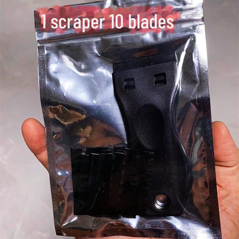 Пластиковый шпатель для удаления автомобильной пленки и клея - скребок для уборки дома