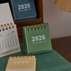 2026 Mini Simple Calendar Small Desk Calendar Creative Coil Calendar Planner Desktop Decoration Office Stationery Wall Calendar