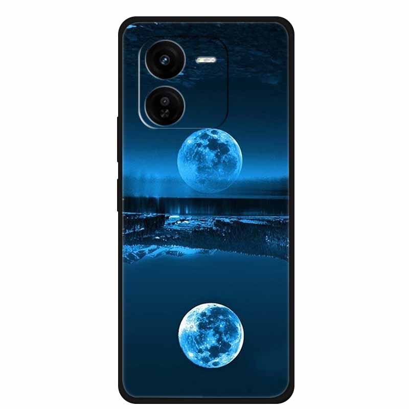 For iQOO Z9x Z9 Turbo 5G Case Luxury Fashion Soft Silicone Phone Case For iQOO Z9 Turbo 5G Cover Shockproof TPU Protector Capa