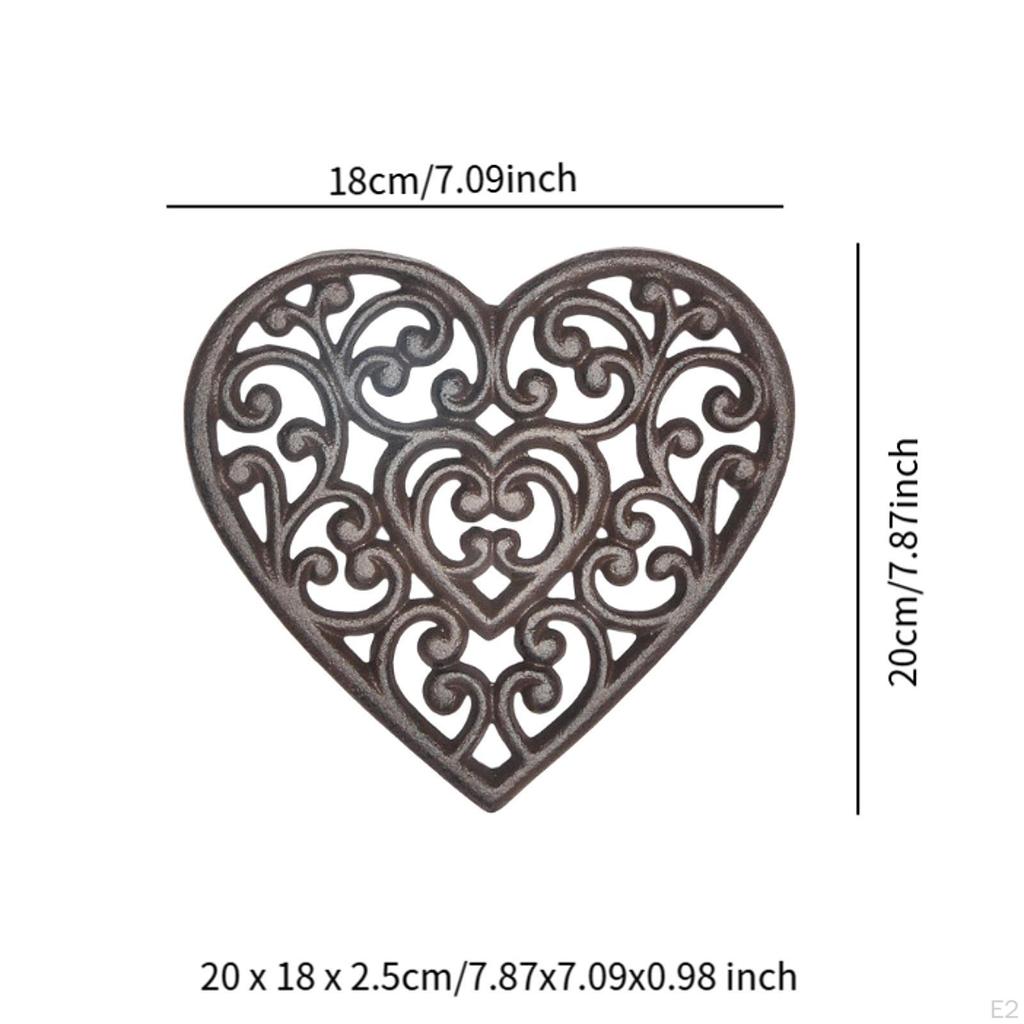 Чугунная подставка, жаропрочная металлическая подставка для чайника, прочная подставка для тарелок, кухонная подставка