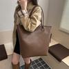 2025 New Women's Bag Fashion Versatile Woven Bag Large Capacity Shoulder Bag Commuter Tote Bag Textured Handbag Trend