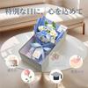MEJARDIN Soap Flower Bouquet Gift Rose Artificial Flower Rose Flower Bouquet Flower Soap Flowers Opening Gift Birthday Retirement Gift Flower Blue