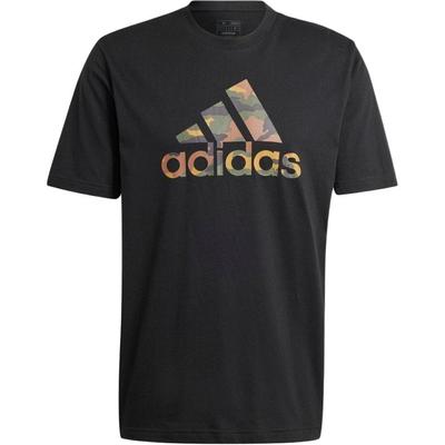 Футболка Camo Badge of Sport Graphic Tee черная мужская уличная одежда IW2671