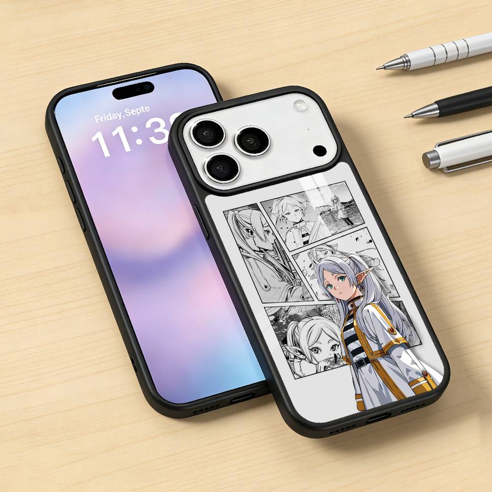 Чехол для телефона Sousou No F-Frieren Магнитный Для iPhone 17 16 15 14 13 12 Pro Max Для Magsafe Беспроводная зарядка Чехол