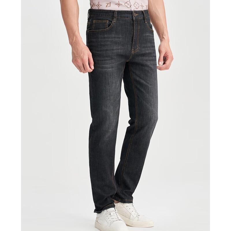 Джинсы мужские Caizi из выстиранного гребенного хлопка деним