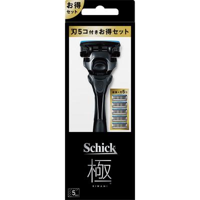 Sic japan Chic Kiwami Combo pack с лезвиями + 4 сменных лезвия Держатель для мужских бритв для мужчин Будьте осторожны, чтобы не пораниться при замене