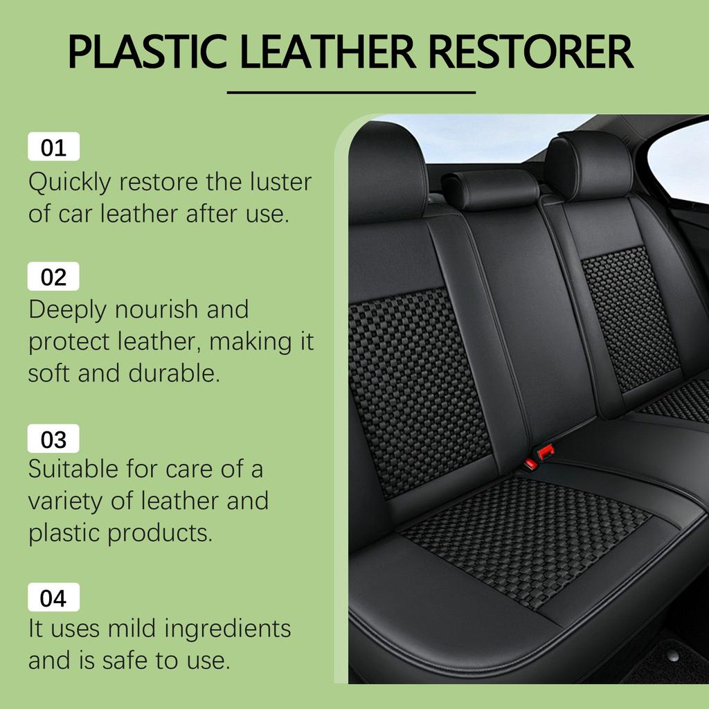 Rayhong Car Leather Refinishing Spray Clean Stain Removal Shine Car Interior Repair Maintenance Care Spray