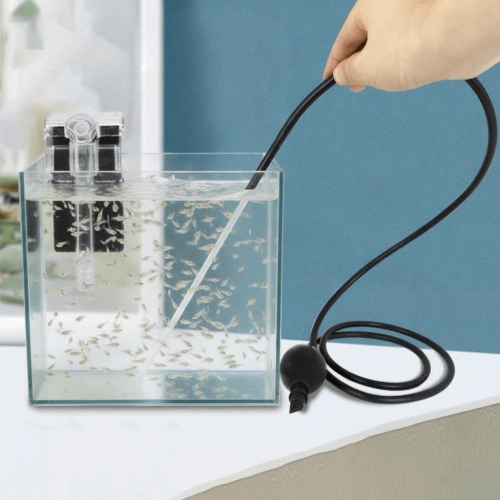 Manual Aquarium Siphon Efficient Fish Tank Cleaner Ecosystem Tank