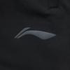 Li Ning Running Series однотонные спортивные брюки со шнуровкой и средней посадкой, удобные дышащие повседневные мужские брюки черного цвета AYKU173-1