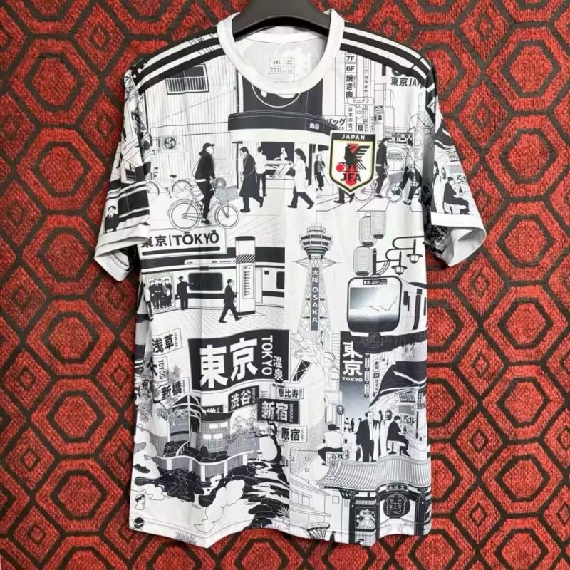 Japan National Team Football Jersey Anime Edition Short Sleeve Tsubasa Ozora Sports