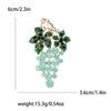 Fashion Rhinestone Grape Brooch High-End Temperament Simple Apparel Accessories Coat Suit Pin Brooch