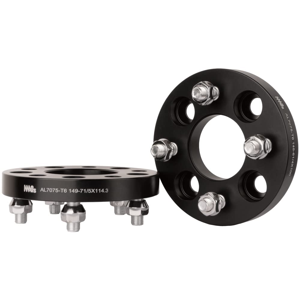 Кованые 100 4 отверстия 20 мм P1.25 2 штуки Waitre Черные Широкие колесные проставки MAQs Алюминиевые колеса
