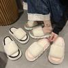 Thick Fluffy Fur Slippers 2024 New Women Winter House Warm Furry Slippers Women Flip Flops Thick Bottom Home Indoor Floor Slides