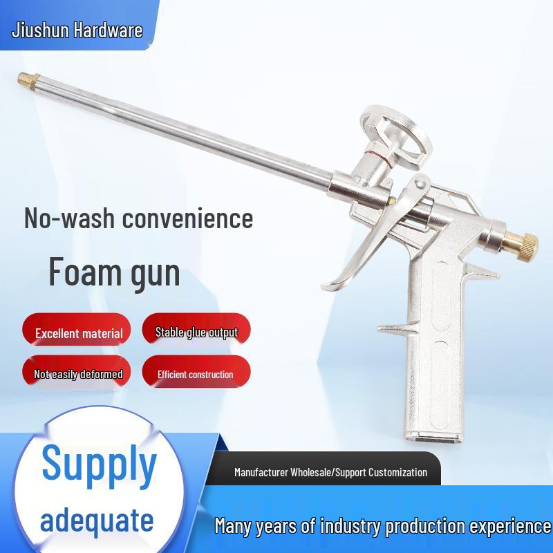 JSF-218 Aluminum Alloy Caulking Foam Gun for Door & Window Decoration