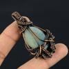 Aquamarine 999 Copper Wire Wrapped Pendant, Handmade Gemstone Pendant Jewelry, Gifts For Wife Brand New Pendant