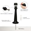 Wall Mounted Door Stop Protectors Door Stoppers Sound Dampening Door Stop with Rubber Bumper Wall Protetor Enduring