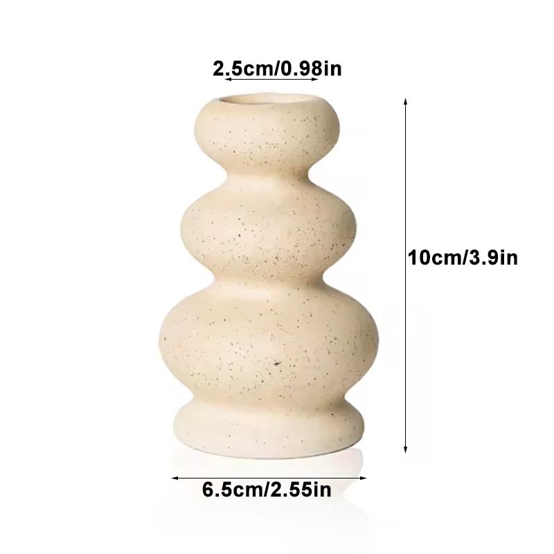 1Pc Candle Holder Nordic Style Multifunctional Table Decoration Romantic Ceramic