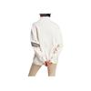 Adidas Originals Women Adicolor Oversized High Neck Sweatshirt Wonder White II8066