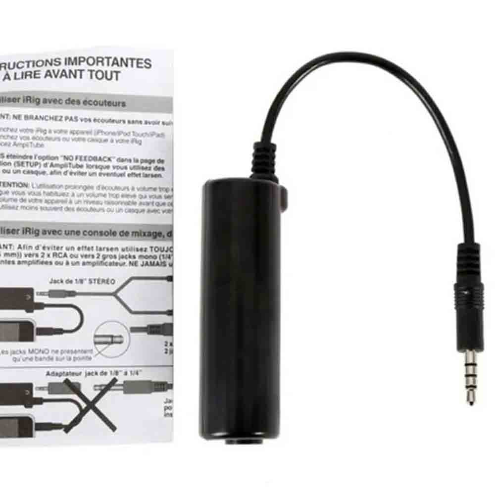 Применимо к аудиокабелю для гитары Apple, аудиоадаптеру, применимо к кабелю для гитары iPhone/ipad, конвертеру irig