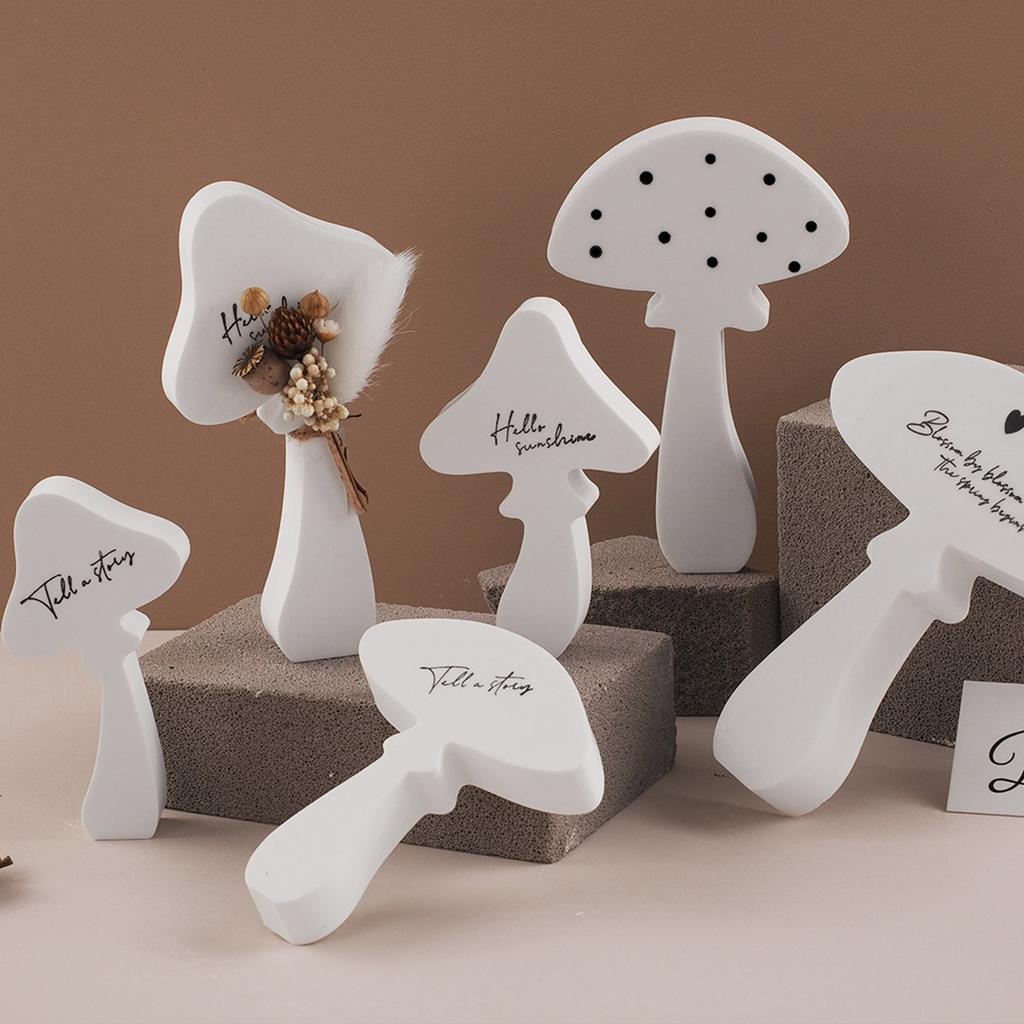 Инновационный набор силиконовых форм для изготовления декоративных элементов в виде грибов, для DIY-поделок и домашнего декора, с конструкцией для легкого извлечения