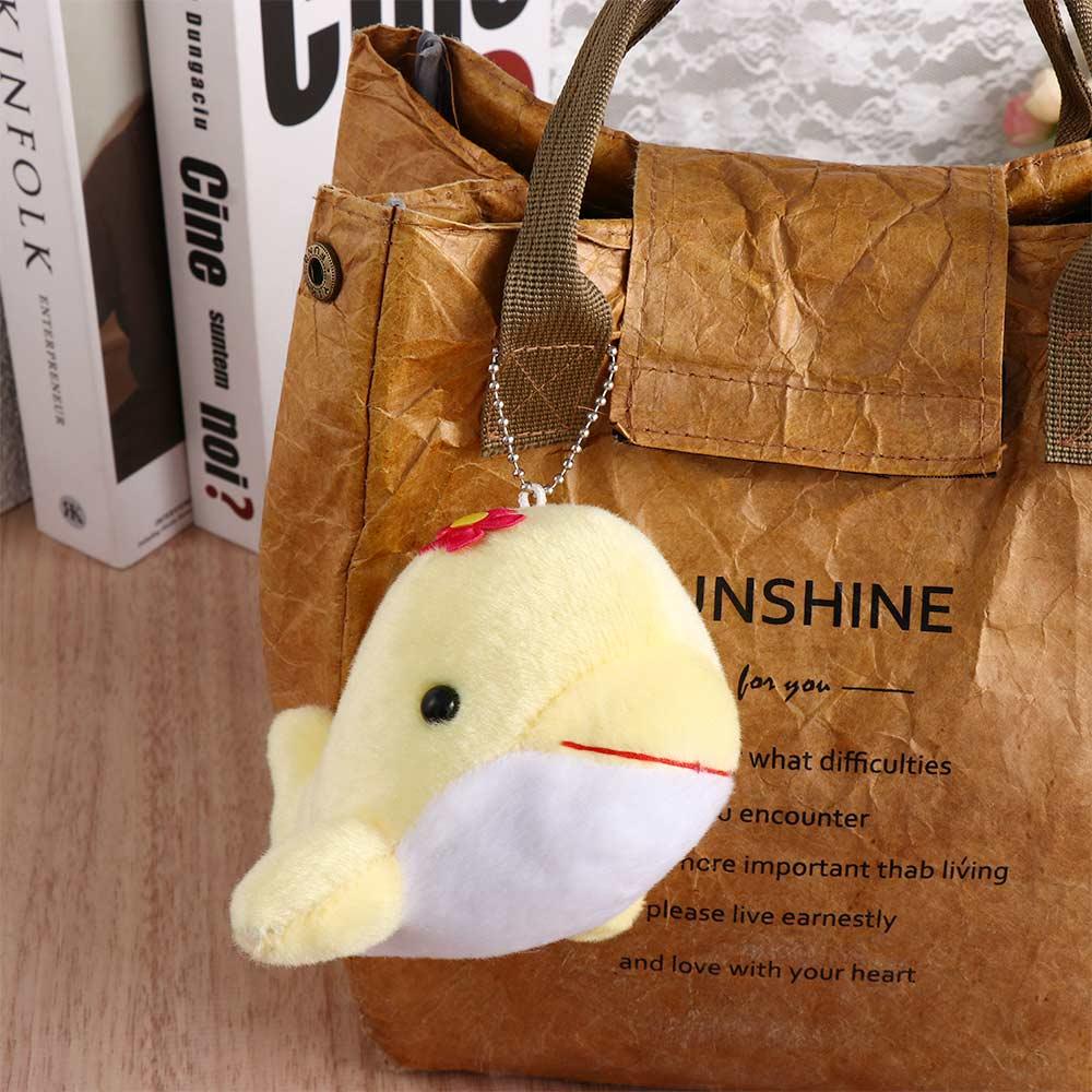 Toy Animal Doll Backpack Pendant Bag Charm Whale Plush Doll Keychain Keyring Whale Plush Pendant