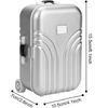 Doll Accessories Carry On Suitcase for Doll Suitcase Luggage Mini Travel Suitcase for 18 Inch Girl Doll Travel Gear Mini Trolley Case Doll Carrier
