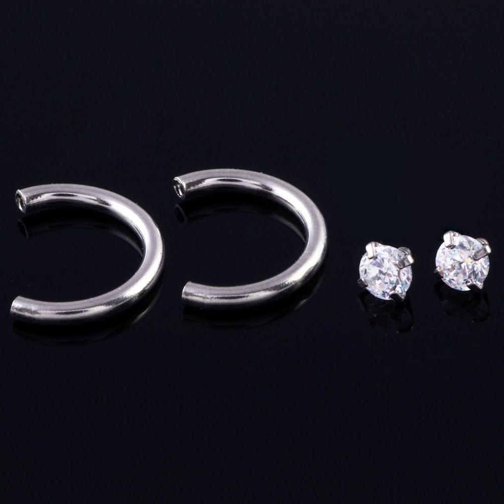Septo Stainless Steel Nose Lip Ring Jewelry Eyebrow Ear Helix Captive Hoop Septum Cartilage