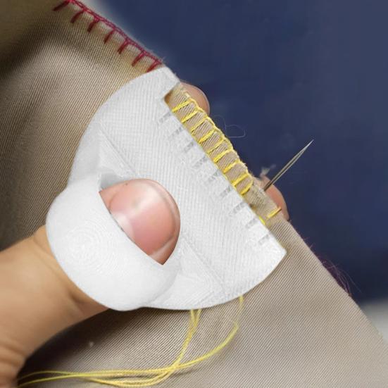 Шаблон для шитья для ровной строчки Руководство по шитью своими руками на большом пальце Портативный швейный инструмент для отделки швов Ручное шитье