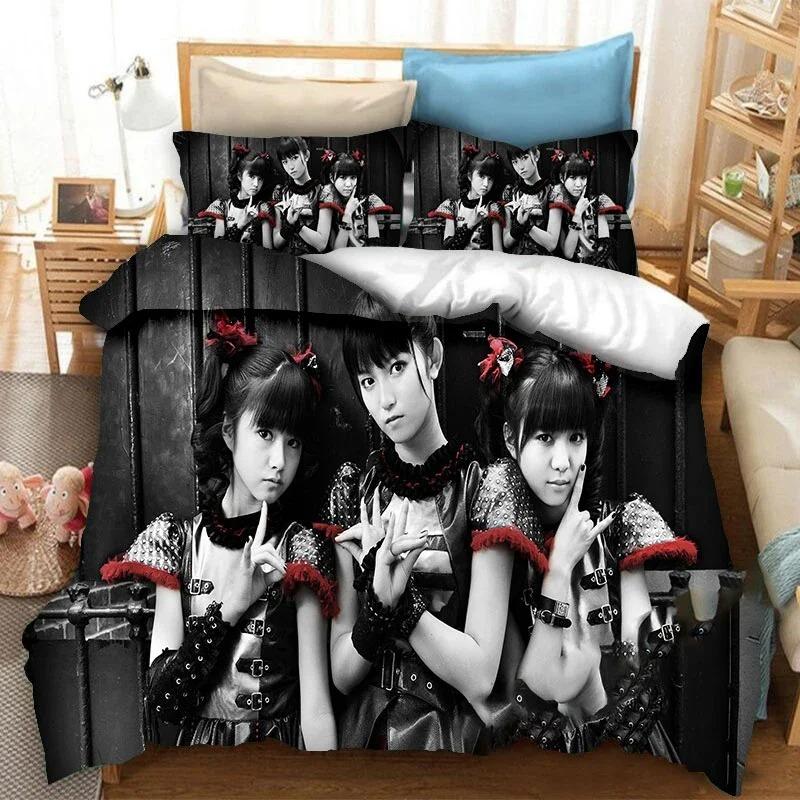 BABYMETAL Рок-группа Комплект постельного белья Пододеяльник Одеяло Наволочка Размер King Queen Twin для Мальчиков Девочек Взрослых