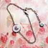 Pink Disc Heart Zircon Winter Bracelet Winner 925 Sterling Silver Jewelry Romantic Gift For Women