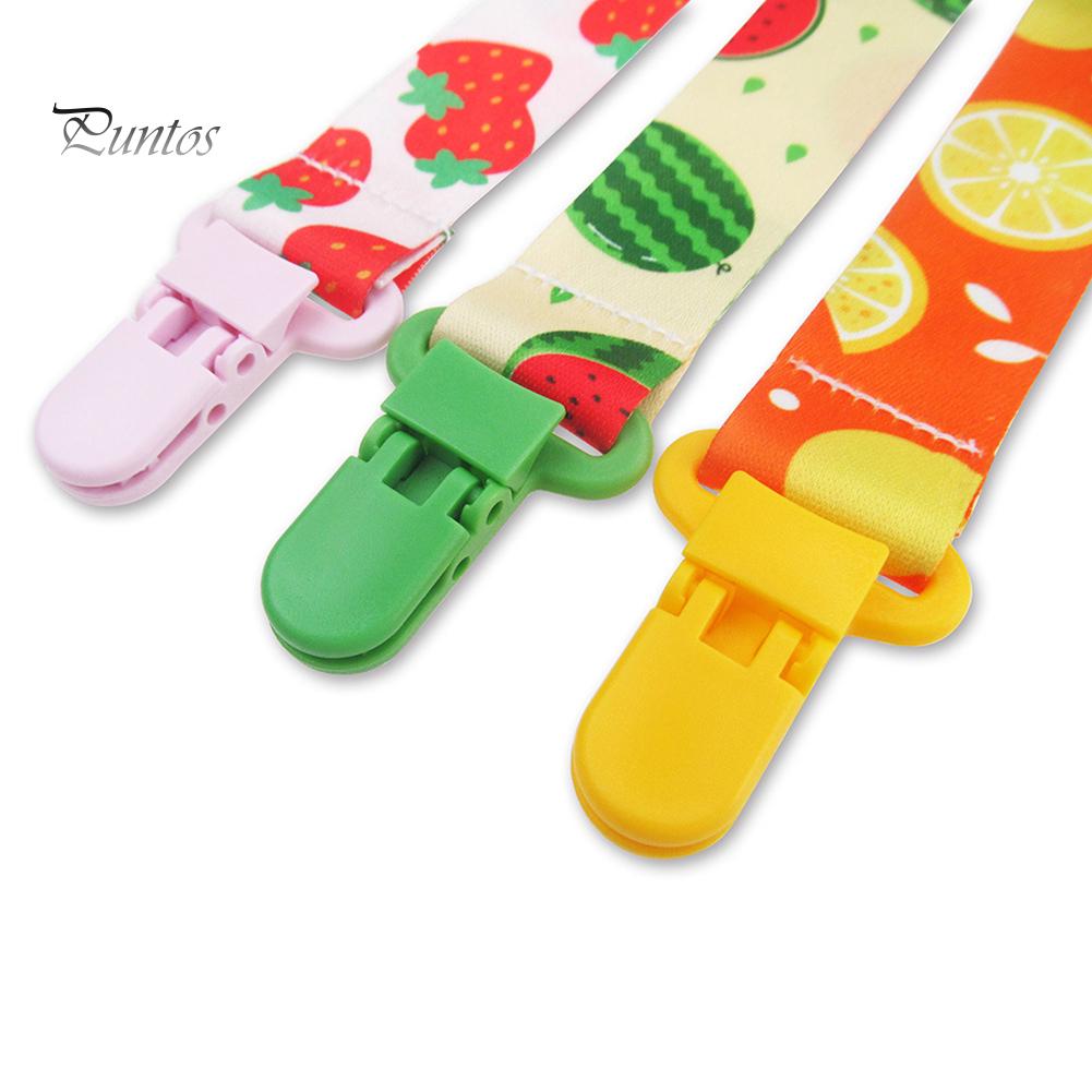 Puntos Cartoon 3 шт./компл. милый держатель для пустышки с зажимом для соски-пустышки для прорезывания зубов