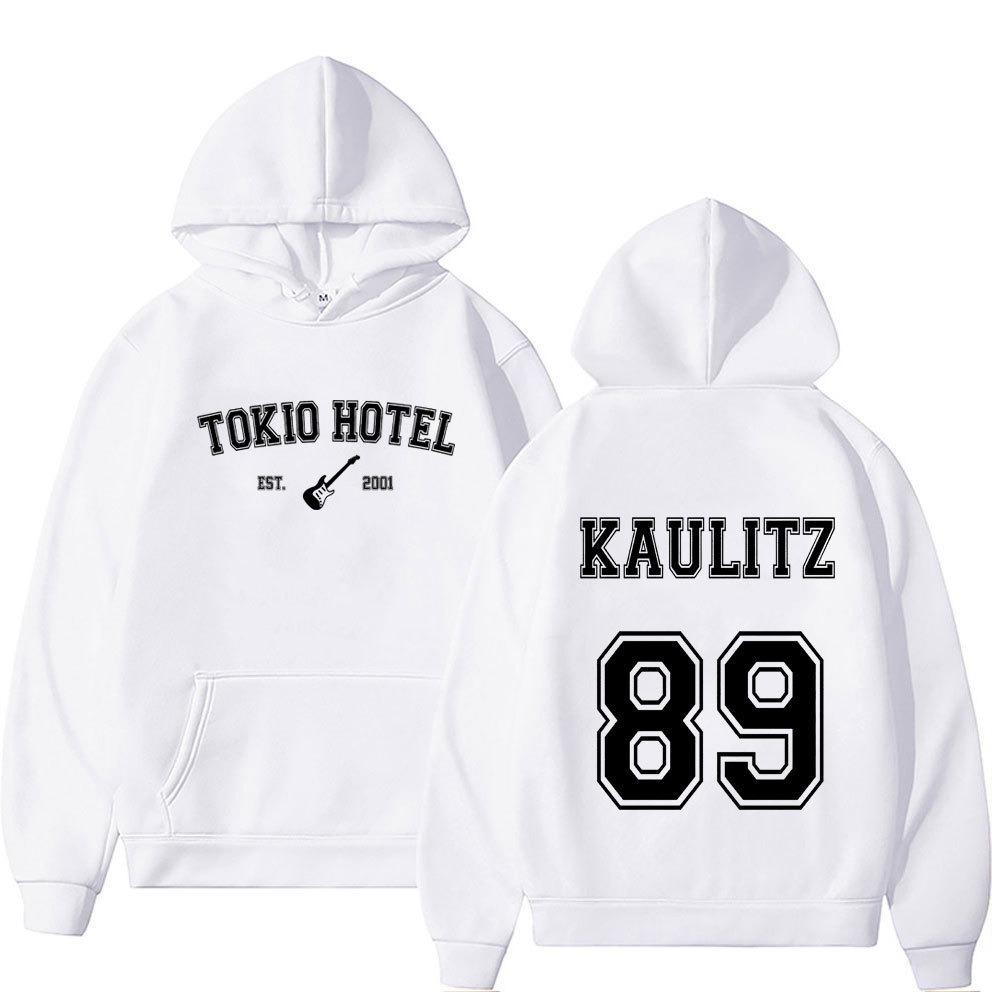 Рок-группа Tokio Hotel Kaulitz Hoodie Женская мода Повседневный пуловер Толстовка Женская хип-хоп свободный капюшон Панк уличная одежда