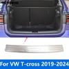 Аксессуары Для Volkswagen VW T-cross Tcross - 2024 Внешний Задний Багажник Бампер Накладка на Порог Дверной Порог Защитная Накладка